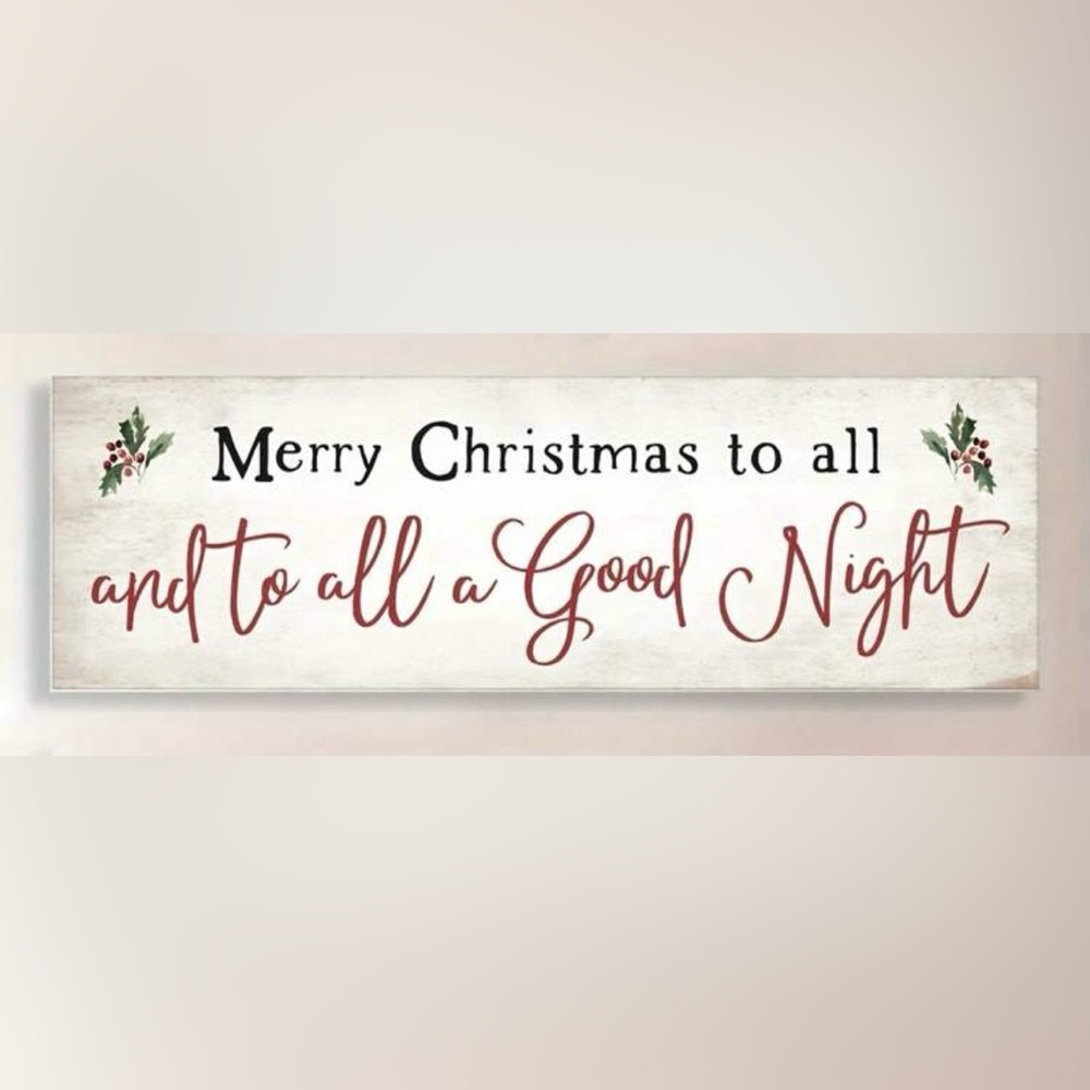 Merry Christmas Canvas Print